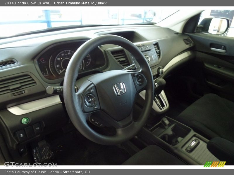 Urban Titanium Metallic / Black 2014 Honda CR-V LX AWD