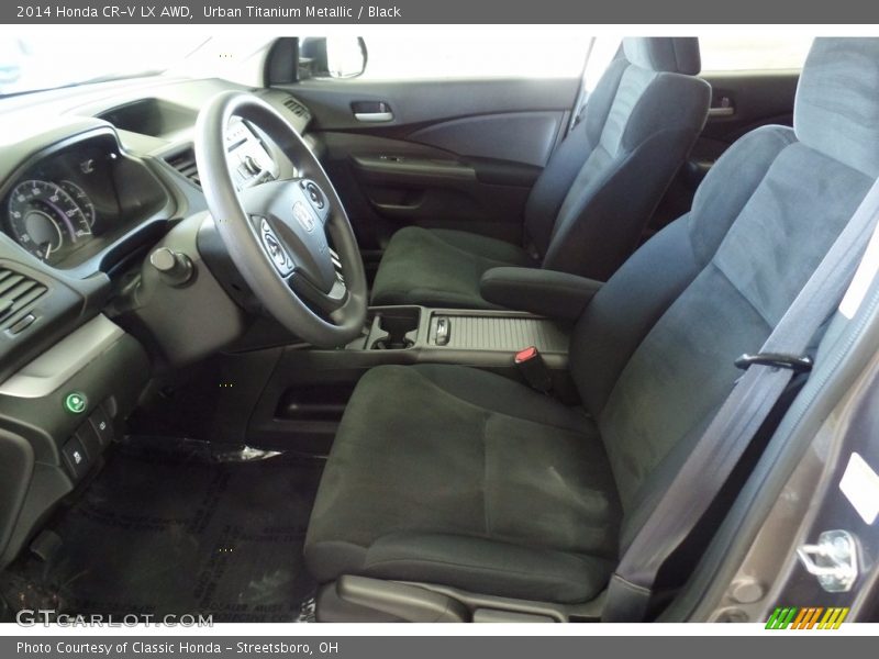 Urban Titanium Metallic / Black 2014 Honda CR-V LX AWD