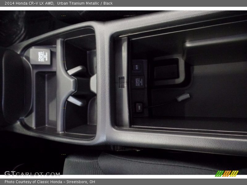 Urban Titanium Metallic / Black 2014 Honda CR-V LX AWD