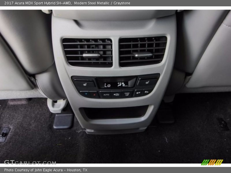 Modern Steel Metallic / Graystone 2017 Acura MDX Sport Hybrid SH-AWD