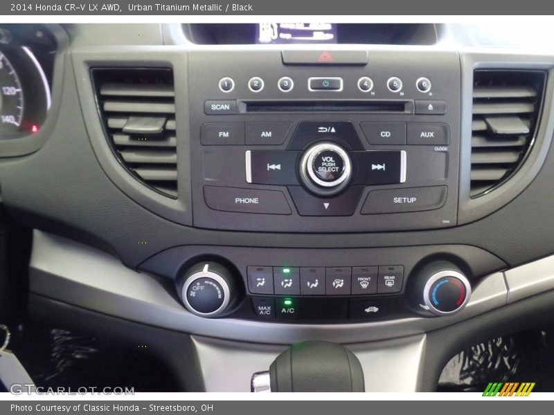 Urban Titanium Metallic / Black 2014 Honda CR-V LX AWD
