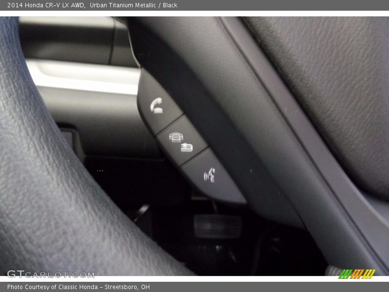 Urban Titanium Metallic / Black 2014 Honda CR-V LX AWD