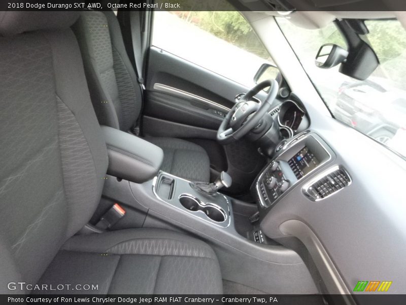Octane Red Pearl / Black 2018 Dodge Durango SXT AWD