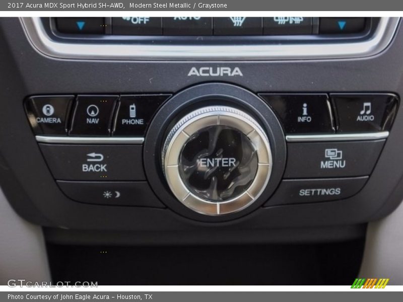 Modern Steel Metallic / Graystone 2017 Acura MDX Sport Hybrid SH-AWD