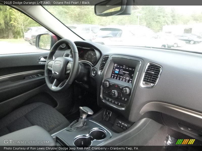 Octane Red Pearl / Black 2018 Dodge Durango SXT AWD