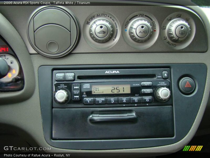 Taffeta White / Titanium 2006 Acura RSX Sports Coupe