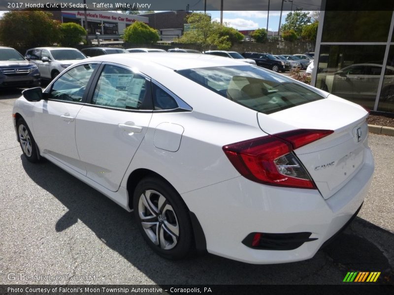 Taffeta White / Ivory 2017 Honda Civic LX Sedan