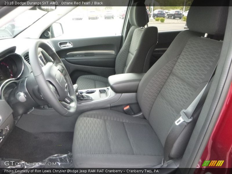 Octane Red Pearl / Black 2018 Dodge Durango SXT AWD