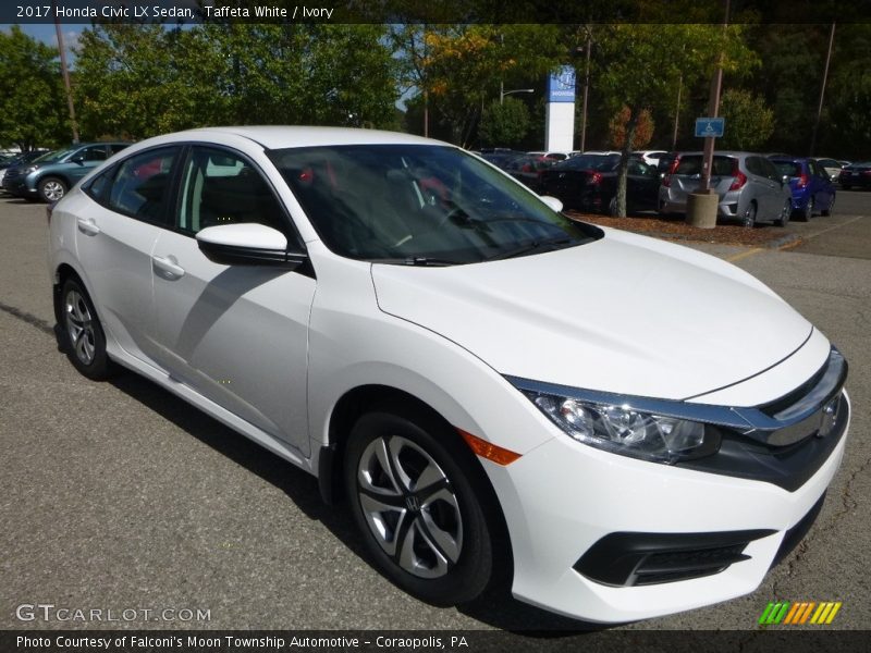 Taffeta White / Ivory 2017 Honda Civic LX Sedan