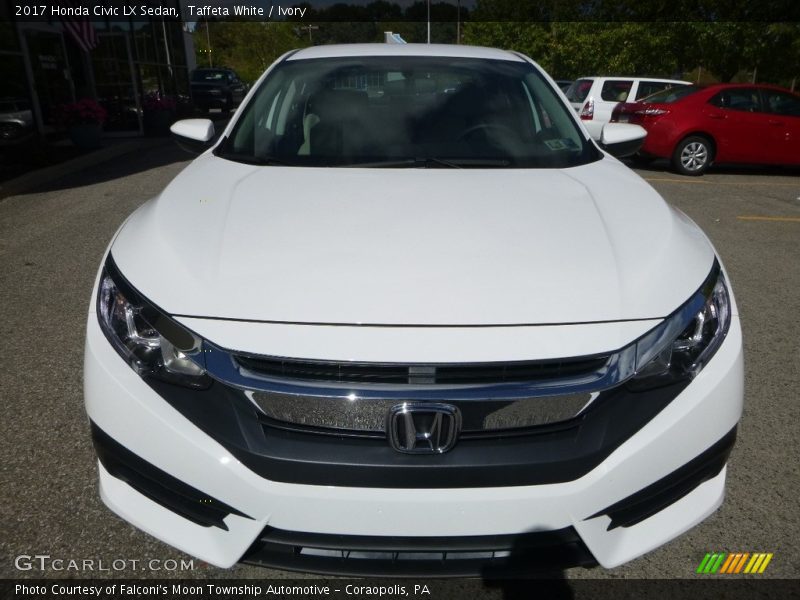 Taffeta White / Ivory 2017 Honda Civic LX Sedan