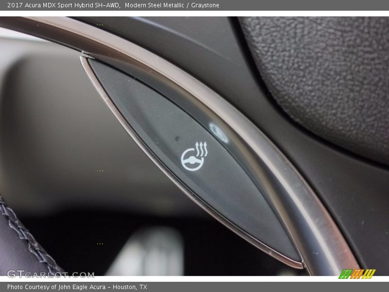 Modern Steel Metallic / Graystone 2017 Acura MDX Sport Hybrid SH-AWD