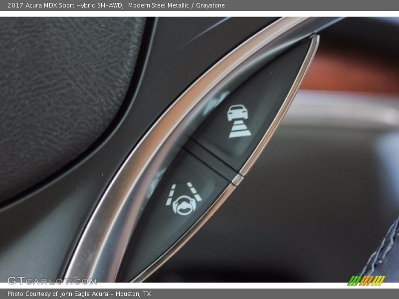 Modern Steel Metallic / Graystone 2017 Acura MDX Sport Hybrid SH-AWD