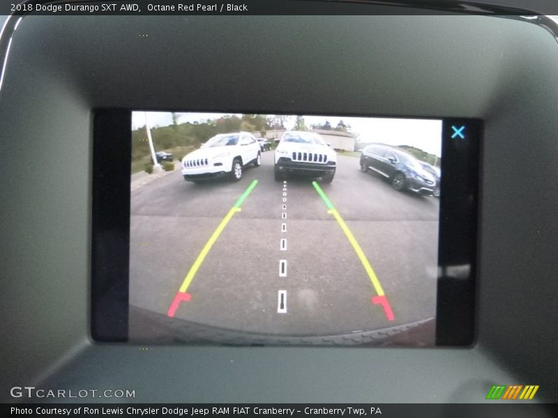 Octane Red Pearl / Black 2018 Dodge Durango SXT AWD