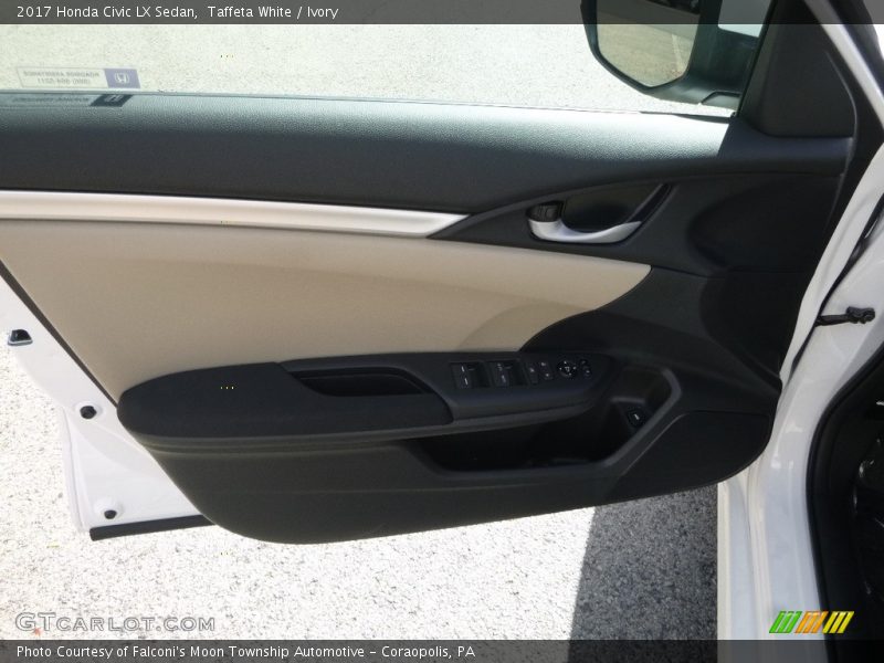 Taffeta White / Ivory 2017 Honda Civic LX Sedan