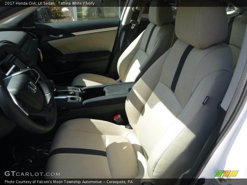 Taffeta White / Ivory 2017 Honda Civic LX Sedan