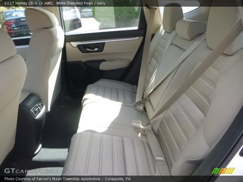 White Diamond Pearl / Ivory 2017 Honda CR-V LX AWD