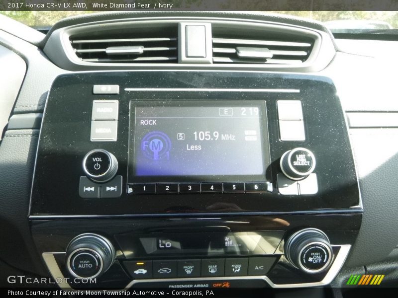 White Diamond Pearl / Ivory 2017 Honda CR-V LX AWD