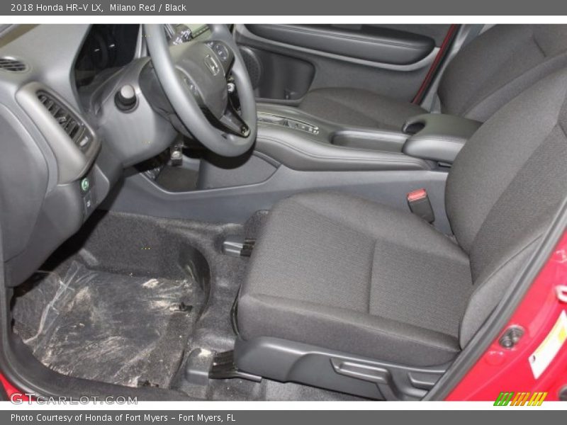 Milano Red / Black 2018 Honda HR-V LX