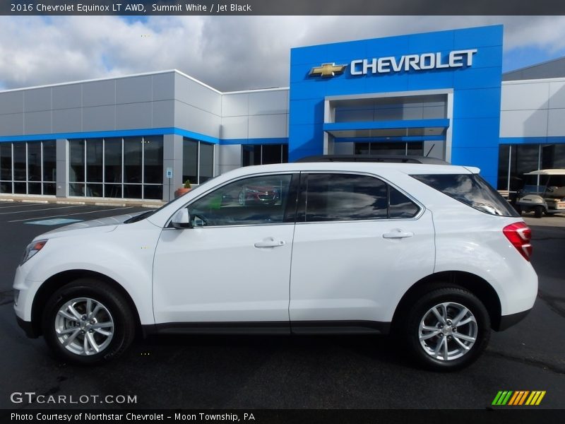 Summit White / Jet Black 2016 Chevrolet Equinox LT AWD