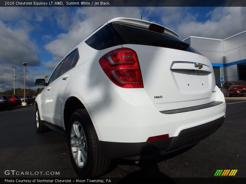 Summit White / Jet Black 2016 Chevrolet Equinox LT AWD