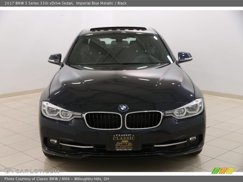 Imperial Blue Metallic / Black 2017 BMW 3 Series 330i xDrive Sedan