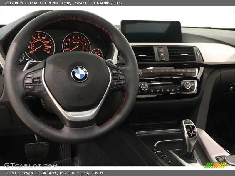 Imperial Blue Metallic / Black 2017 BMW 3 Series 330i xDrive Sedan