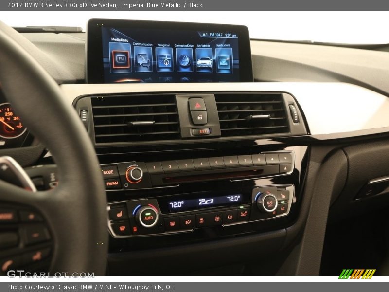 Imperial Blue Metallic / Black 2017 BMW 3 Series 330i xDrive Sedan