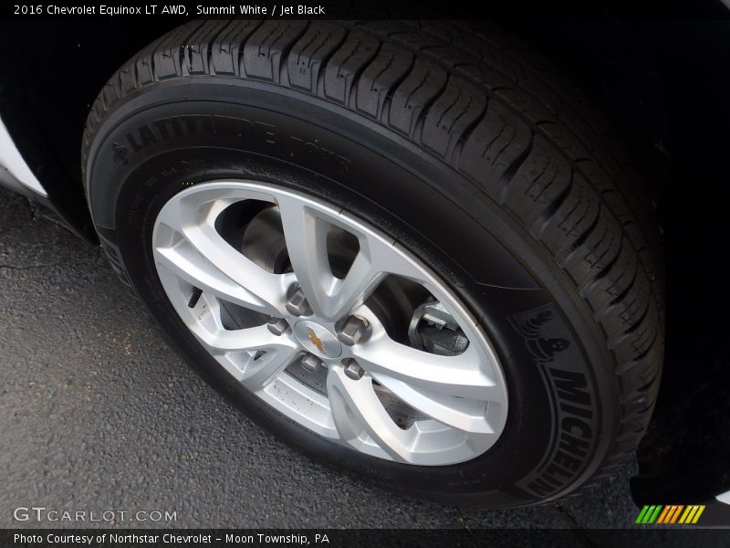 Summit White / Jet Black 2016 Chevrolet Equinox LT AWD