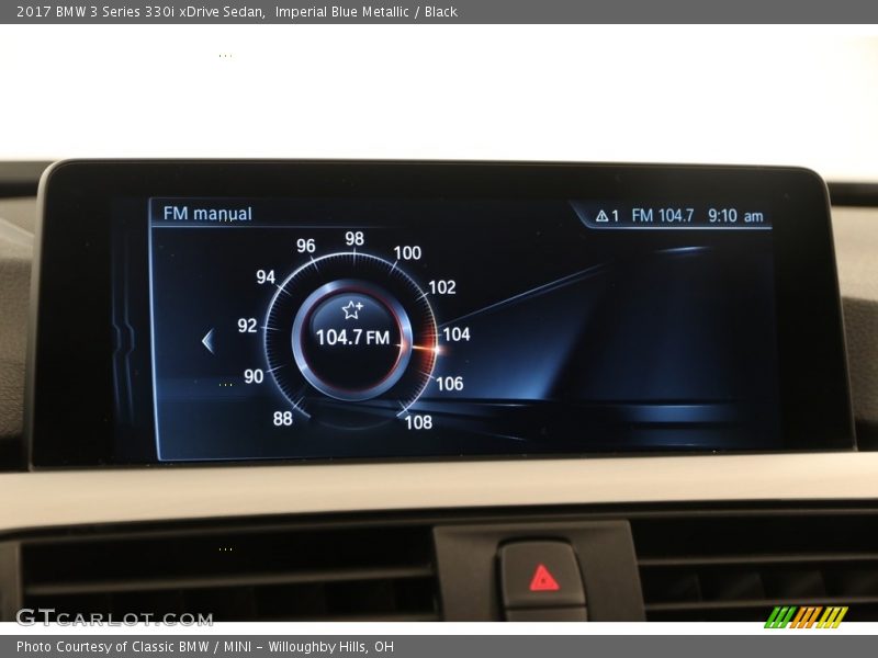 Imperial Blue Metallic / Black 2017 BMW 3 Series 330i xDrive Sedan