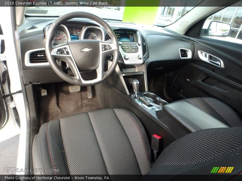 Summit White / Jet Black 2016 Chevrolet Equinox LT AWD