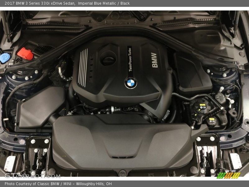 Imperial Blue Metallic / Black 2017 BMW 3 Series 330i xDrive Sedan