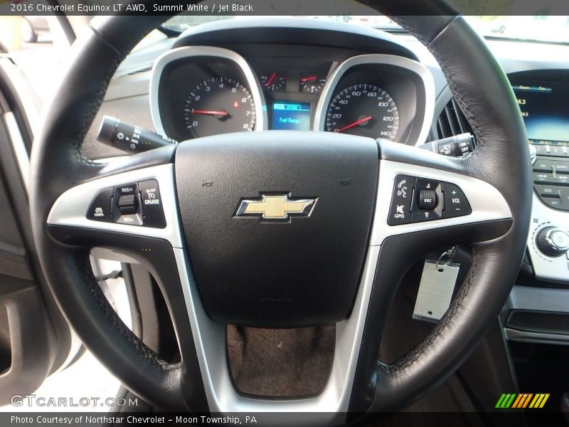 Summit White / Jet Black 2016 Chevrolet Equinox LT AWD