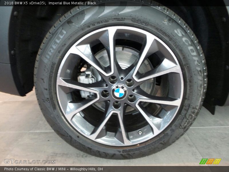 Imperial Blue Metallic / Black 2018 BMW X5 xDrive35i