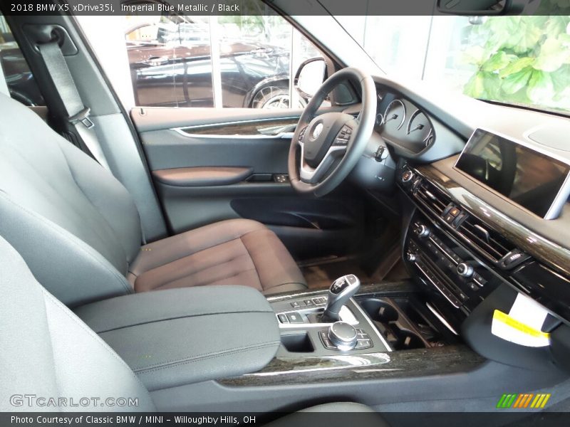 Imperial Blue Metallic / Black 2018 BMW X5 xDrive35i