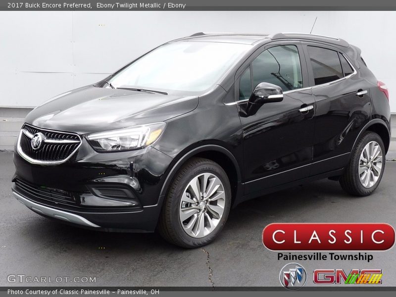 Ebony Twilight Metallic / Ebony 2017 Buick Encore Preferred