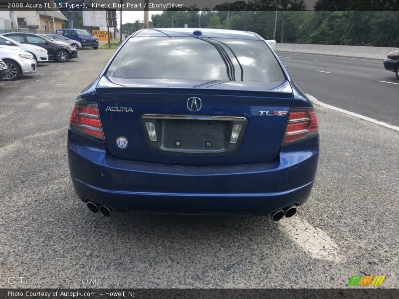 Kinetic Blue Pearl / Ebony/Silver 2008 Acura TL 3.5 Type-S
