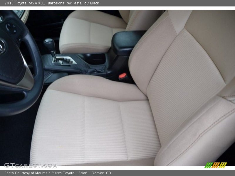 Barcelona Red Metallic / Black 2015 Toyota RAV4 XLE