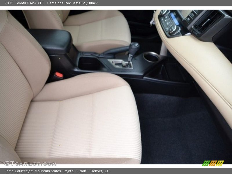 Barcelona Red Metallic / Black 2015 Toyota RAV4 XLE