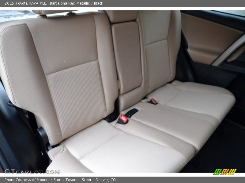 Barcelona Red Metallic / Black 2015 Toyota RAV4 XLE