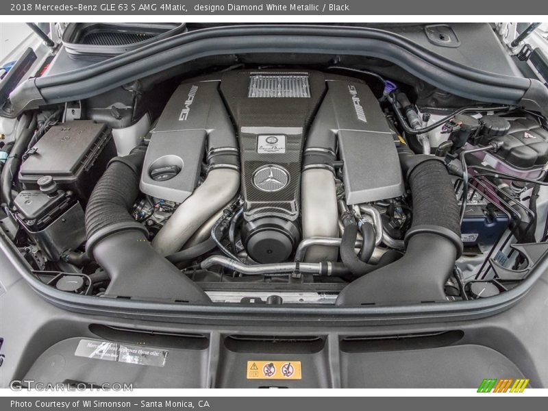  2018 GLE 63 S AMG 4Matic Engine - 5.5 Liter AMG DI biturbo DOHC 32-Valve VVT V8