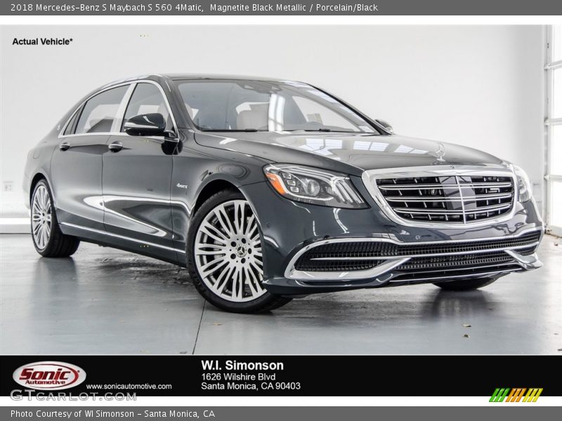 Magnetite Black Metallic / Porcelain/Black 2018 Mercedes-Benz S Maybach S 560 4Matic