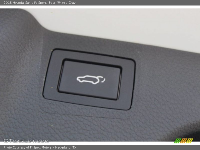 Pearl White / Gray 2018 Hyundai Santa Fe Sport