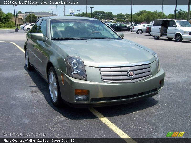 Silver Green / Light Neutral 2005 Cadillac CTS Sedan
