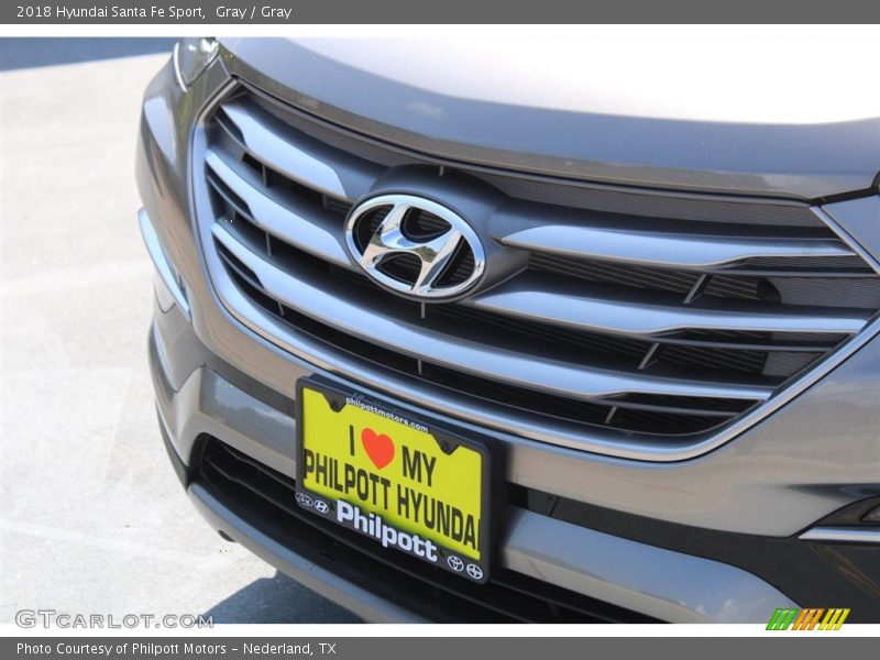 Gray / Gray 2018 Hyundai Santa Fe Sport
