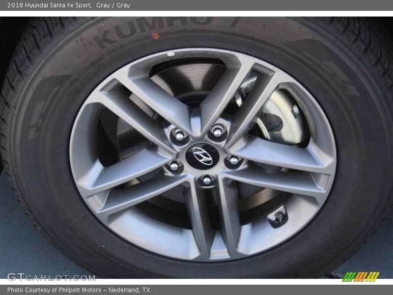 Gray / Gray 2018 Hyundai Santa Fe Sport