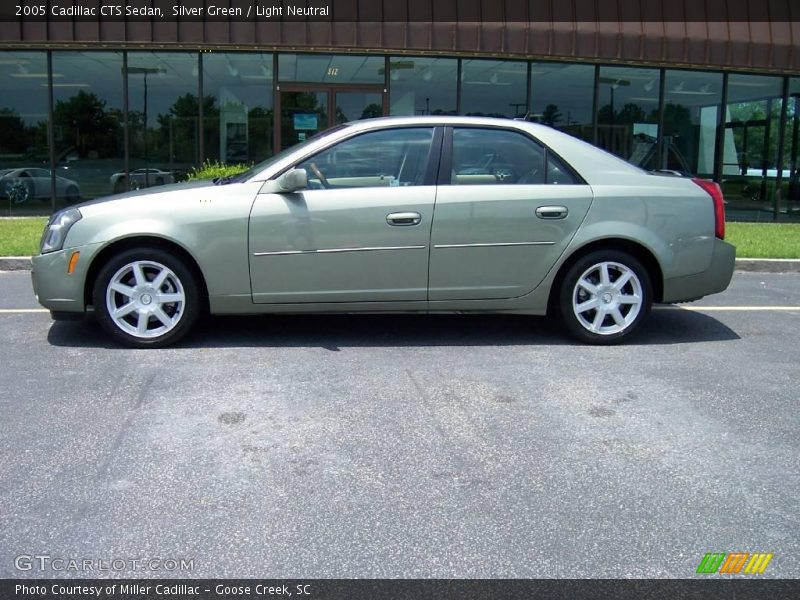 Silver Green / Light Neutral 2005 Cadillac CTS Sedan