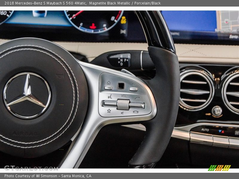 Magnetite Black Metallic / Porcelain/Black 2018 Mercedes-Benz S Maybach S 560 4Matic