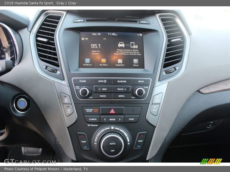 Gray / Gray 2018 Hyundai Santa Fe Sport