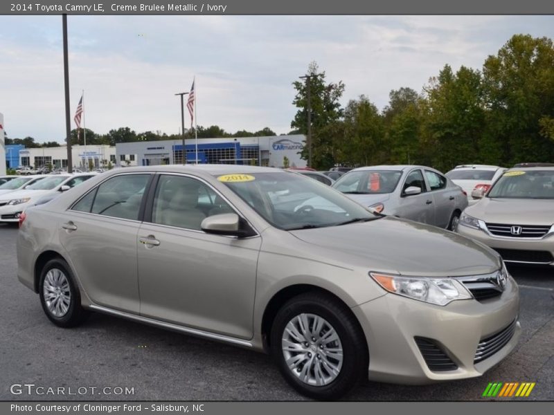 Creme Brulee Metallic / Ivory 2014 Toyota Camry LE