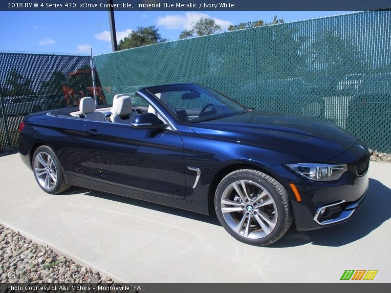  2018 4 Series 430i xDrive Convertible Imperial Blue Metallic